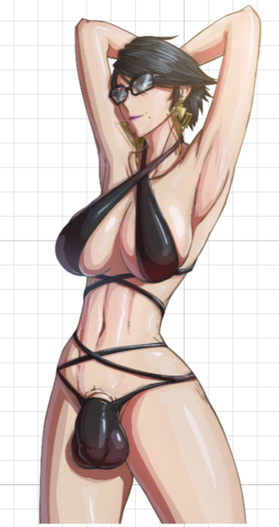 Umbra Witches Bikini Futa Sticker | Bayonetta Futanari Stickers Ecchi Cartoon Futa futanari sticker,Bayonetta stickers,futa sticker,Umbra Witches sticker,nsfw sticker