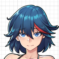 Pegatina Ryuko Matoi Bikini V1 | Kill la Kill Pegatina de vinilo SFW,NSFW sfw sticker,Ryuko Matoi sticker,nsfw sticker,Kill la Kill stickers,anime girl sticker