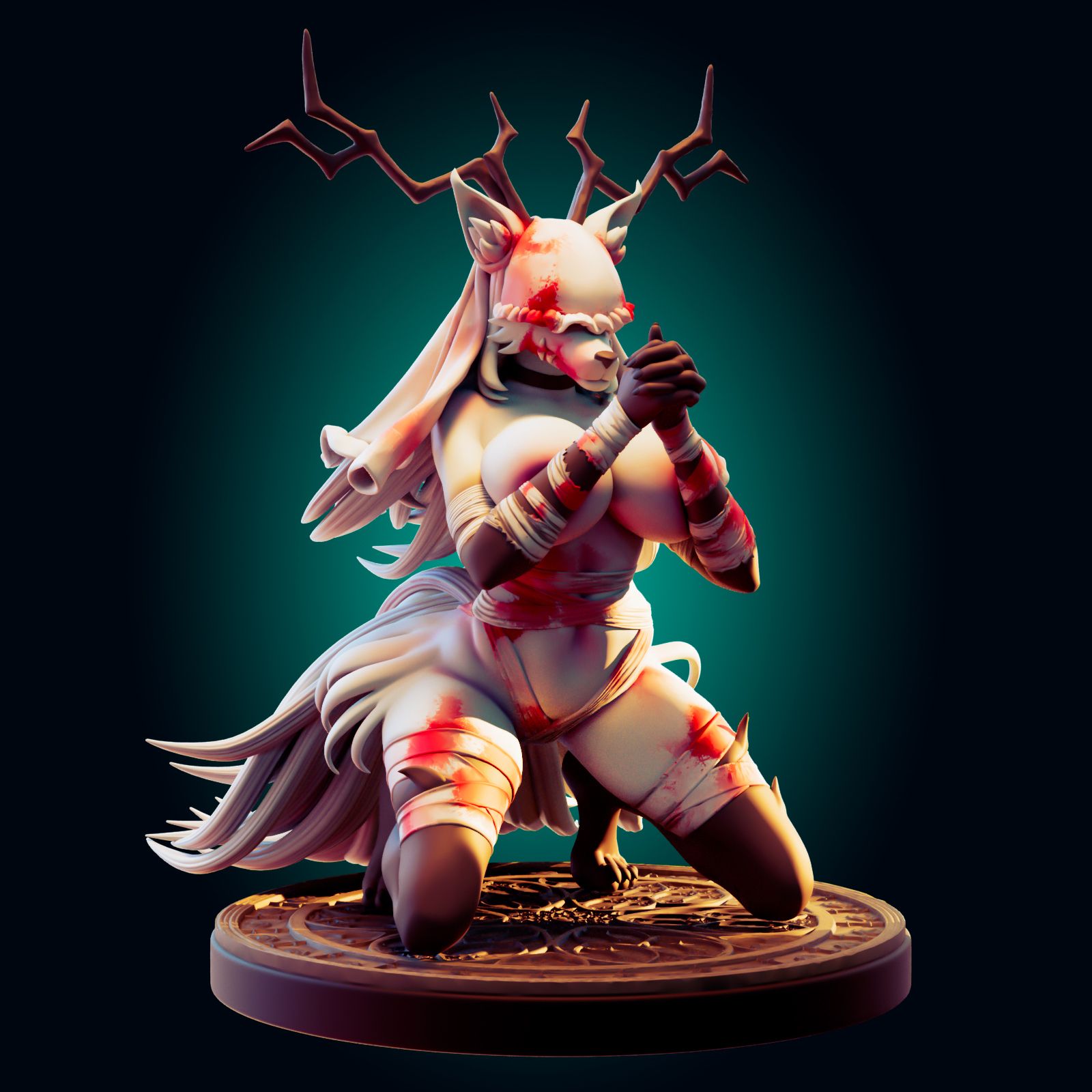 Vicar Amelia Statue | Bloodborne Fan Art by Officer Rhu SFW,NSFW,Futa 3d printed,Vicar Amelia statue,futa statue,Bloodborne statue,furry statue,nsfw statue