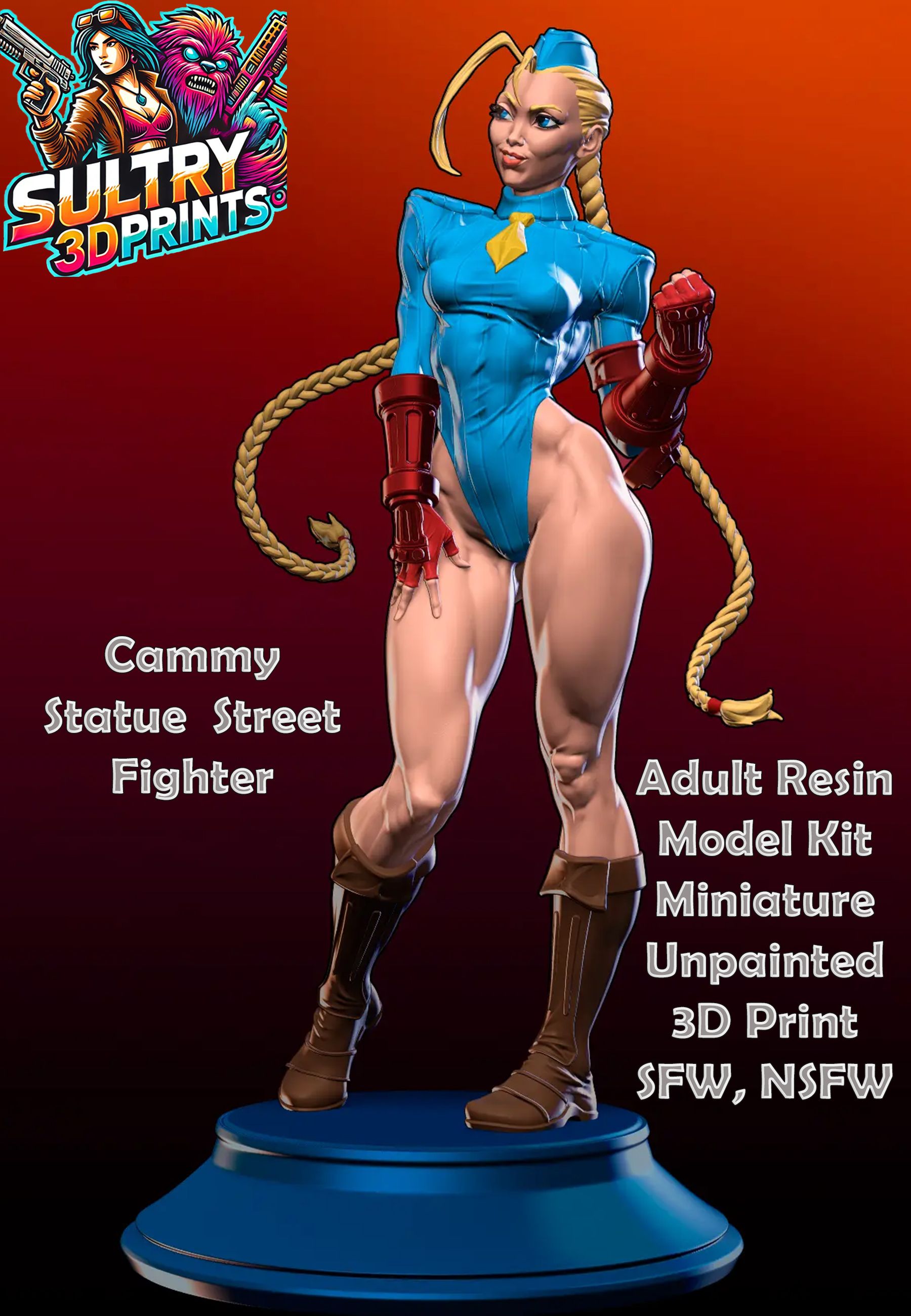 Cammy Statue | Street Fighter Fan Art by Yan H