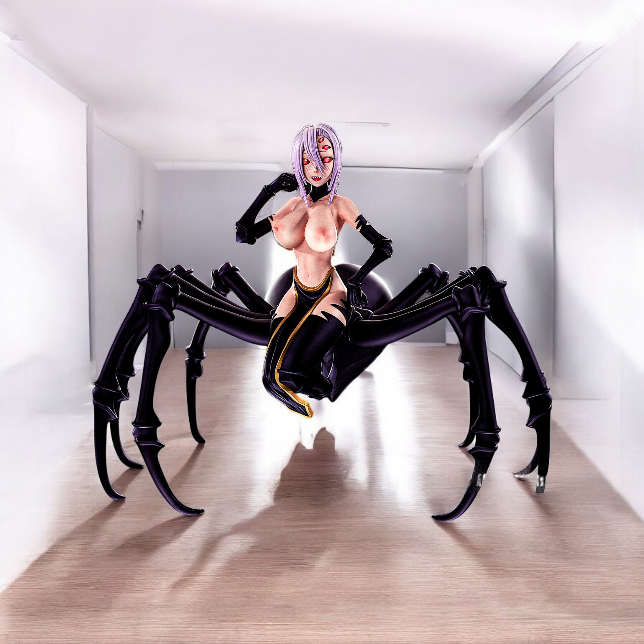 Rachnera Statue | Monster Musume Fan Art by PEACHFIGURE image