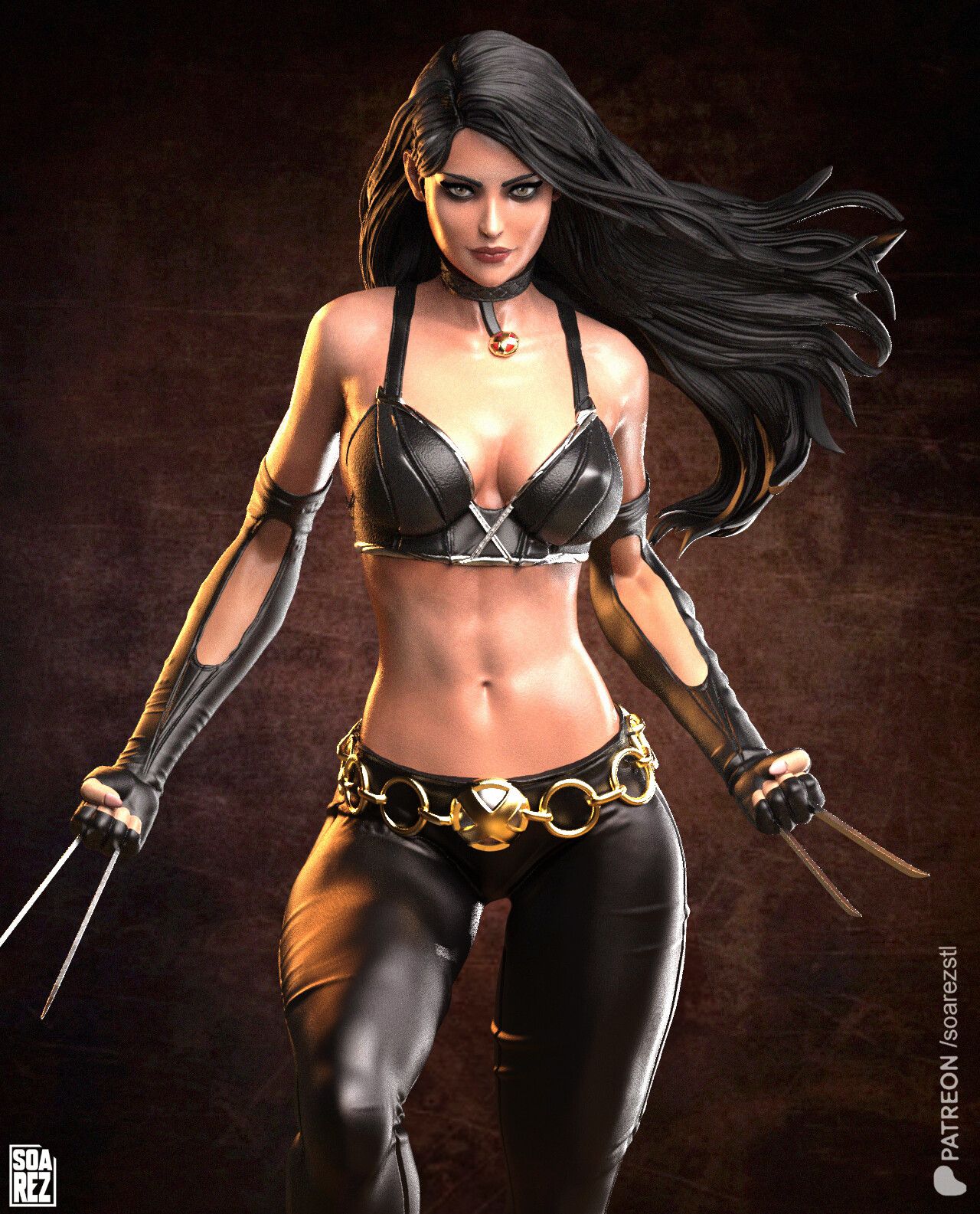X-23 Statue | X-Men Fan Art by Pop Totem SFW null