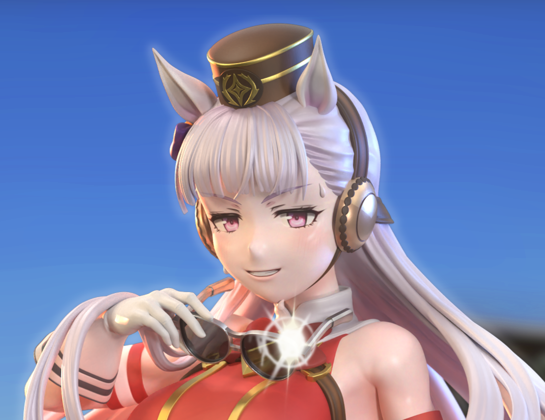 Gold Ship Statue | Umamusume Fan Art by Neko Figurines SFW 3d printed statue,3d printed,Gold Ship Statue,Umamusume Statue