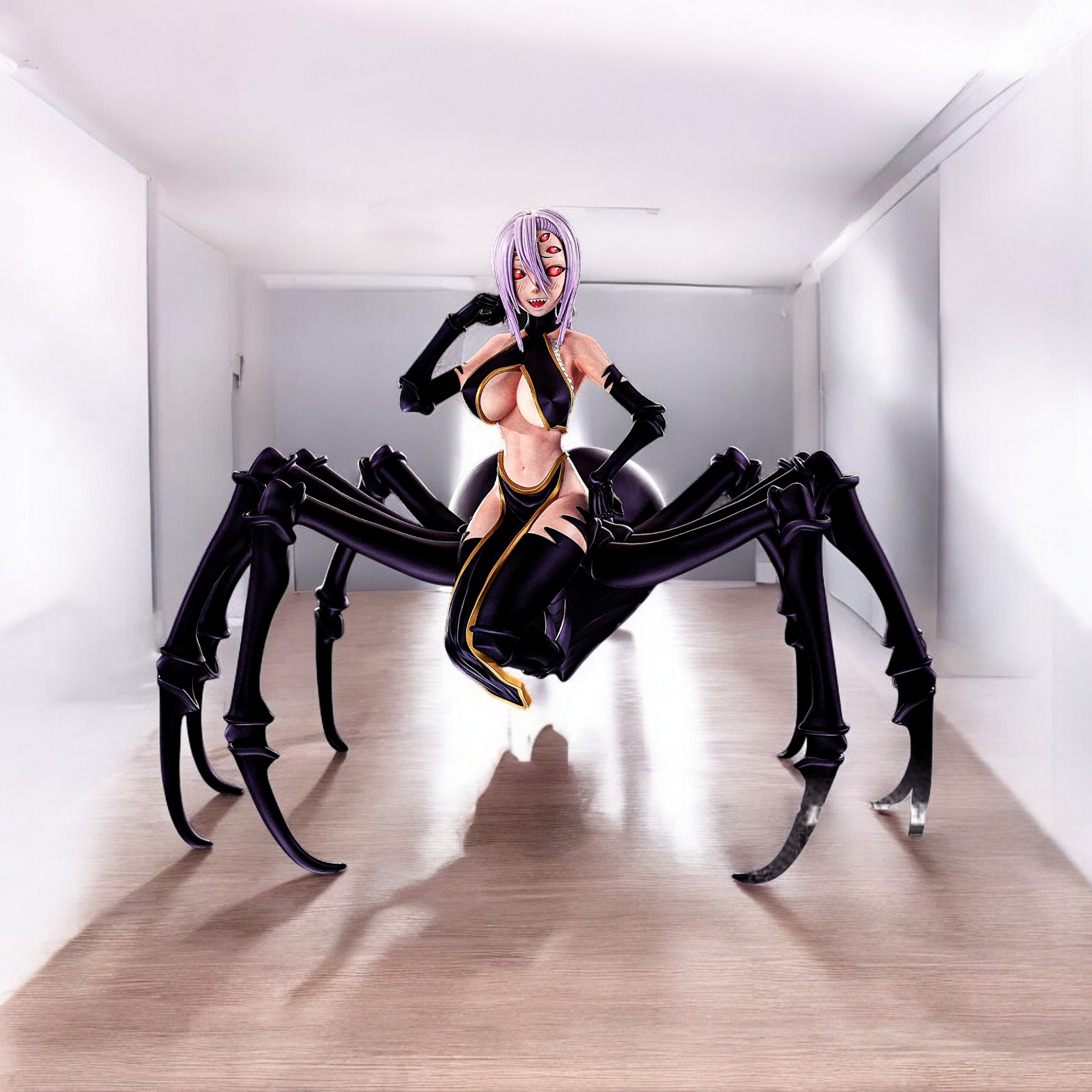 Rachnera Statue | Monster Musume Fan Art by PEACHFIGURE