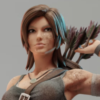 Estatua Lara Croft | Tomb Raider Fan art por 3Dmoonn SFW,NSFW 3d printed statue,3d printed,nsfw statue,3d printed figure,Lara Croft Statue,Tomb Raider statue