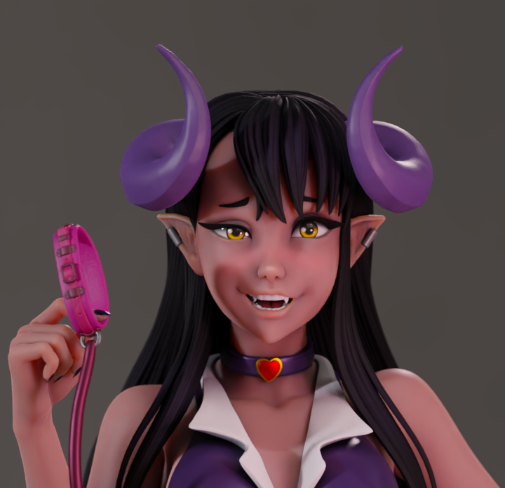 Nagatoro Demon Statue | Don't Toy with Me, Miss Nagatoro Fan Art by Momoji3d SFW,NSFW 3d printed,3d printed statue,nsfw statue,Nagatoro Demon statue,Don't Toy with Me, Miss Nagatoro statue