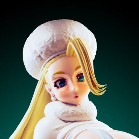 Melony Trainer Ultra Thicc Statue | Pokémon Fan Art by Officer Rhu SFW,NSFW,Futa 3d printed statue,3d printed,nsfw statue,futa statue,Melony Trainer Statue,pokemon statue