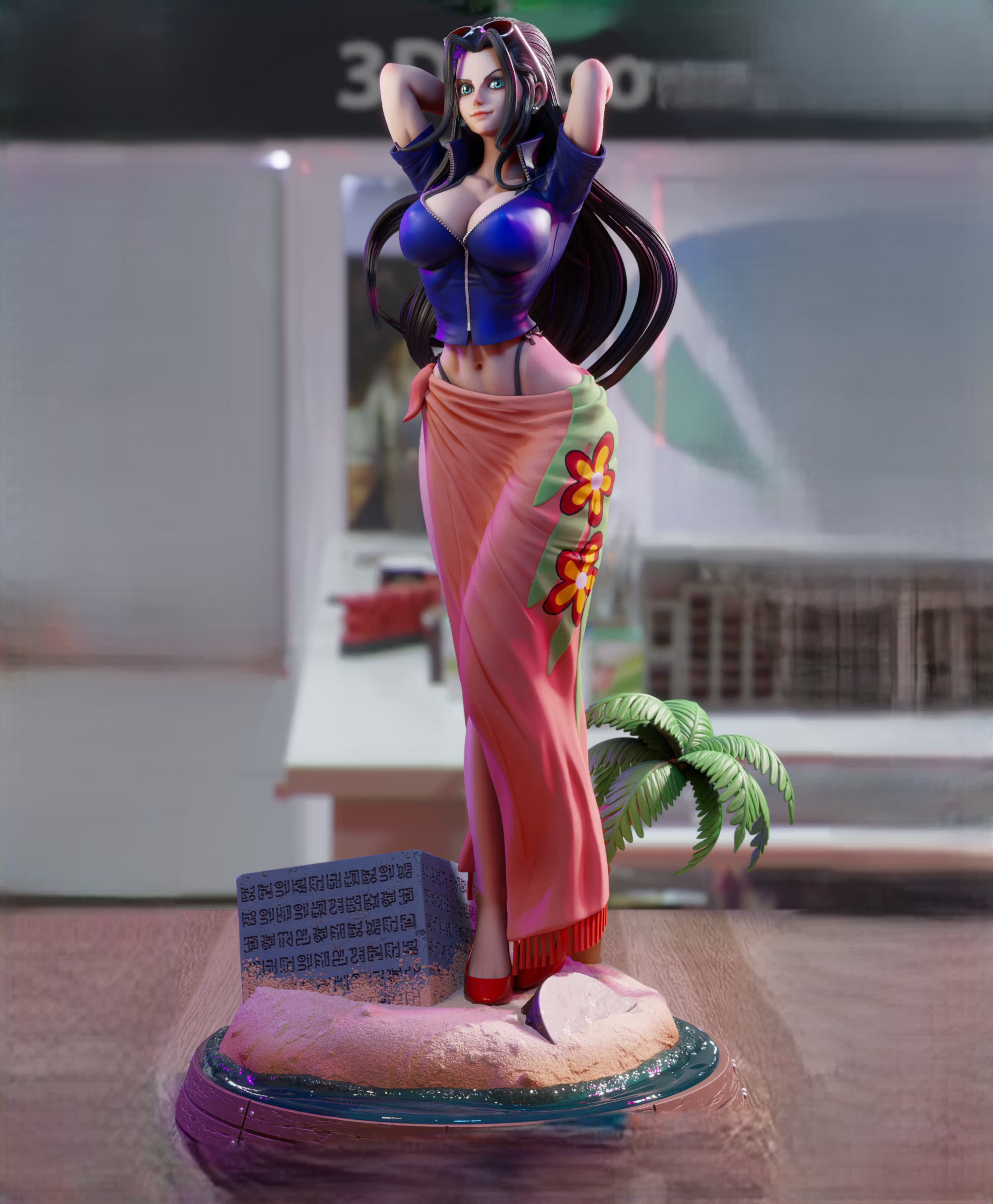 Nico Robin Statue | One Piece Fan Art by 3Dmoonn SFW,NSFW 3d printed,3d printed statue,Nico Robin Statue,One Piece statue,nsfw statue