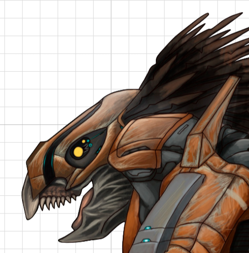 Kig-Yar Gaping Furry Girl Sticker | Halo Vinyl Sticker NSFW Halo Sticker,nsfw sticker,Kig-Yar sticker,Furry Girl stickers,furry sticker