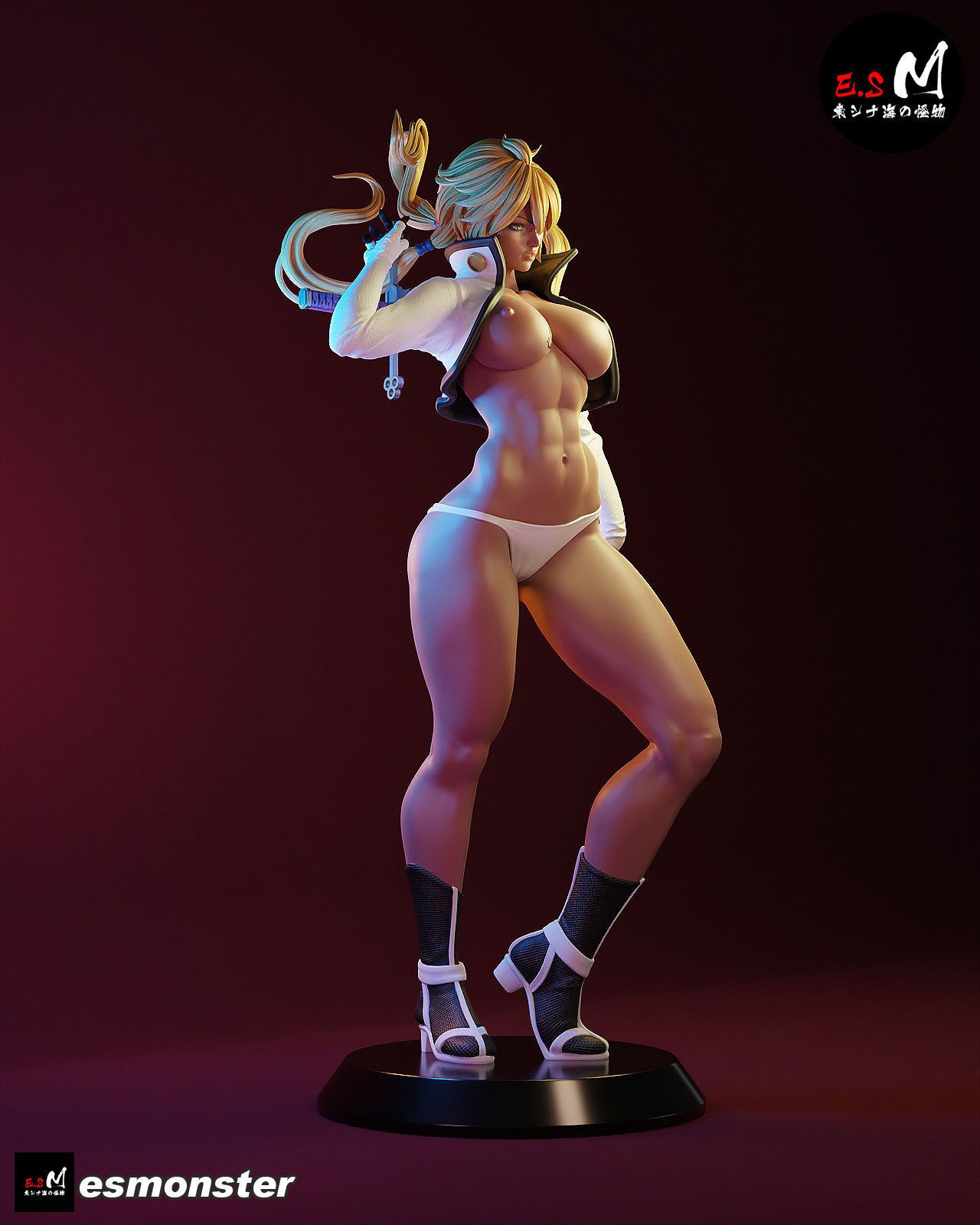 Tear Halibe Statue | Bleach Fan Art by E.S Monster SFW,NSFW null