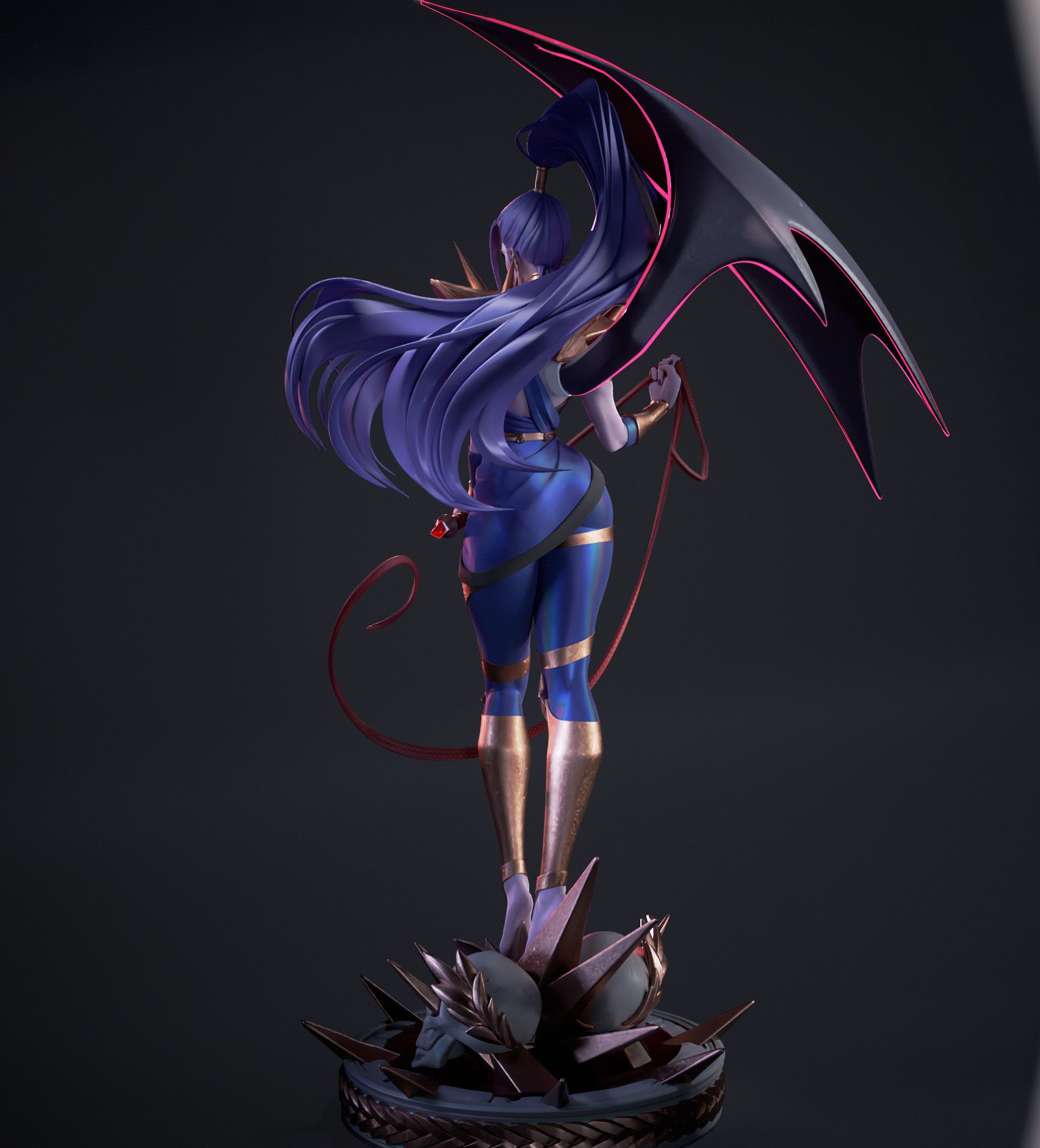 Megaera Statue | Hades Fan Art by Bulkamancer SFW 3d printed statue,3d printed,Megaera Statue,3d printed figure,Hades statue