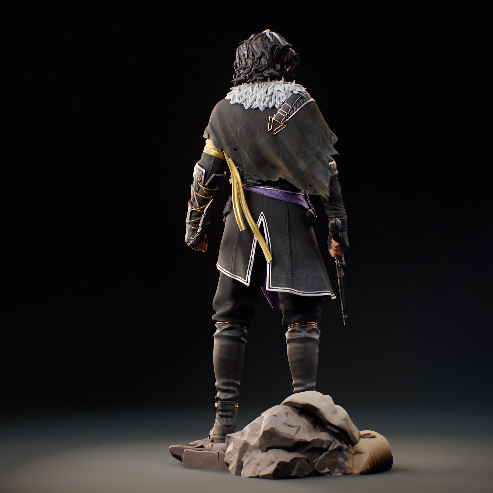 Verso Statue | Clair Obscur: Expedition 33 Fan Art by Bulkamancer SFW 3d printed statue,3d printed,Verso Statue,3d printed figure,Clair Obscur: Expedition 33 statue