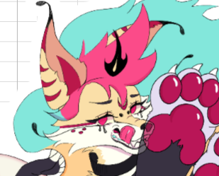 Beelzebub Sticker | Hazbin Hotel Vinyl Sticker NSFW Beelzebub sticker,Hazbin Hotel sticker,stickers,nsfw sticker,Furry sticker