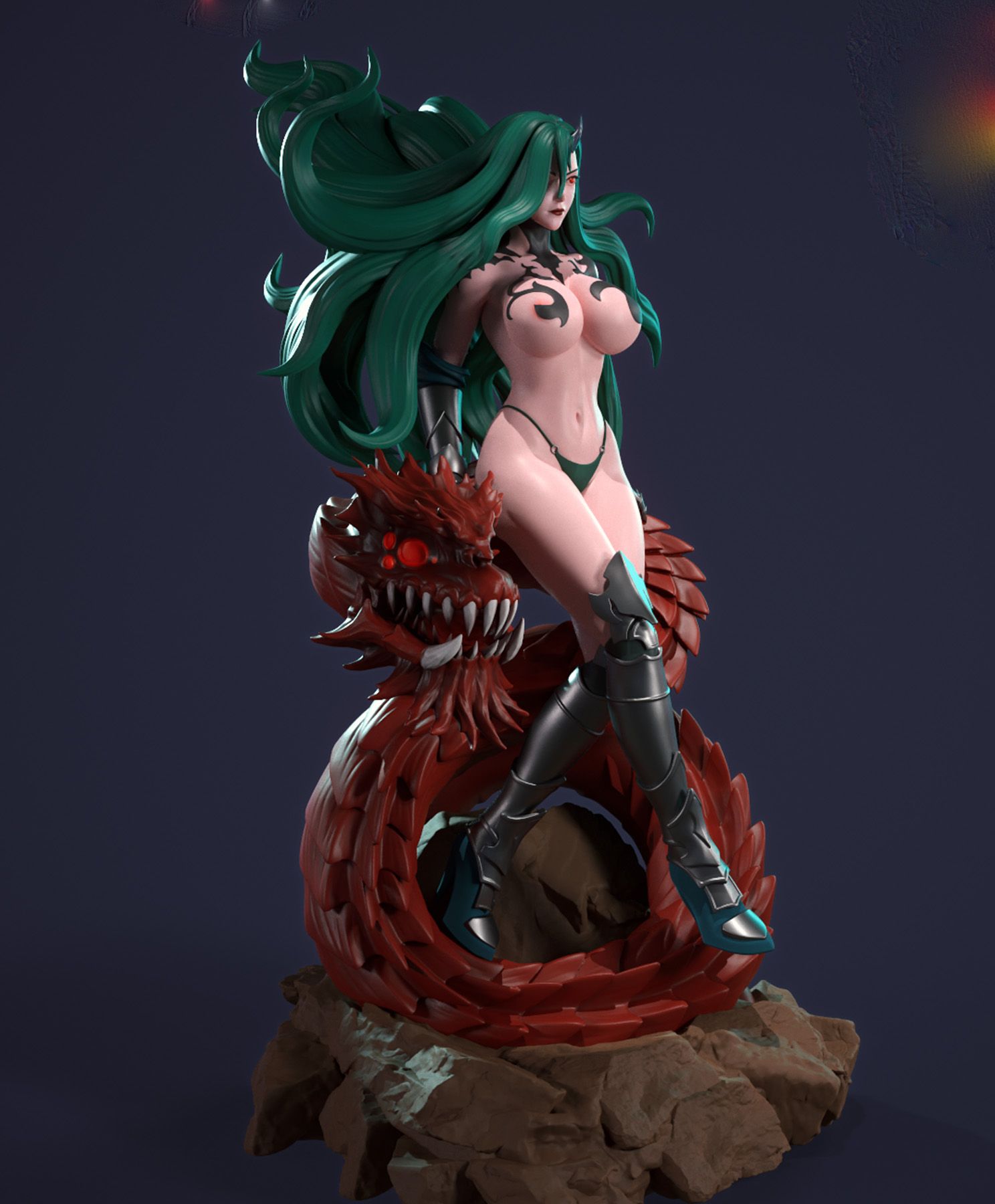 Querehsha Statue | Solo Leveling Fan Art by CW Studios SFW,NSFW 3d printed statue,Querehsha statue,3d printed,Solo Leveling Statue,3d printed figure,nsfw statue