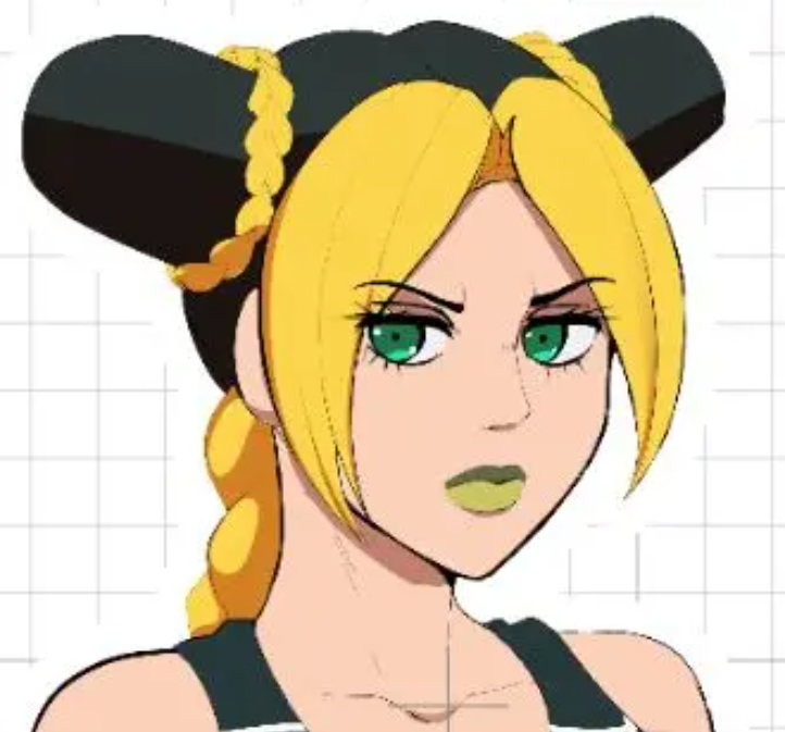 Jolyne Kujo Bust Sticker | Anime Stickers Ecchi Cartoon SFW null
