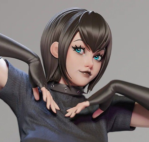 Mavis Dracula Statue | Hotel Transylvania Fan Art by E.S Monster SFW,NSFW 3d printed,3d printed statue,Mavis Dracula Statue ,nsfw statue,Hotel Transylvania statue