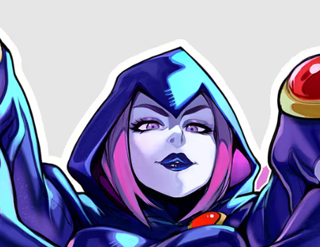 Raven Sticker | Teen Titans Vinyl Sticker SFW null