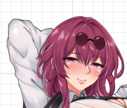 Kafka Hyper Futa Sticker | Honkai: Star Rail Futanari Stickers Ecchi Cartoon Futa futa sticker,stickers,Kafka sticker,Honkai: Star Rail sticker,futanari sticker