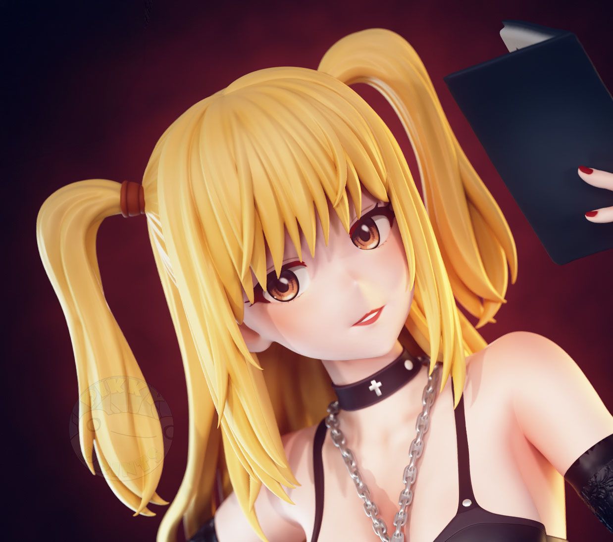 Statua Misa Amane | Death Note Fan art di PikkyPrints SFW 3d printed statue,3d printed,3d printed figure,Misa Amane Statue,Death Note Statue,sfw statue