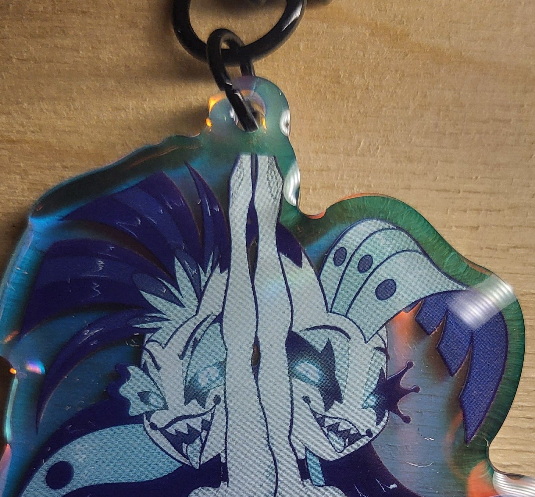 Glam And Glitz Keychain | Helluva Boss Acrylic Keychain NSFW Helluva Boss Keychain,Glam And Glitz Keychain,furry keychain,nsfw keychain