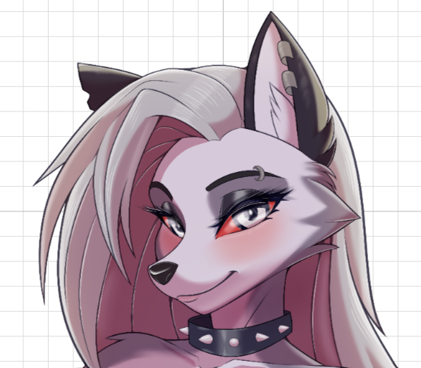 Loona v14 Sticker | Helluva Boss Vinyl Sticker NSFW loona nsfw,loona sticker,furry sticker,SFW stickers,Helluva Boss,NSFW stickers