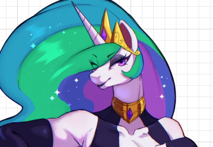 Princess Celestia V5 Furry Sticker | My Little Pony Vinyl Sticker SFW furry sticker,sfw sticker,stickers,Princess Celestia,mlp sticker,My Little Pony sticker