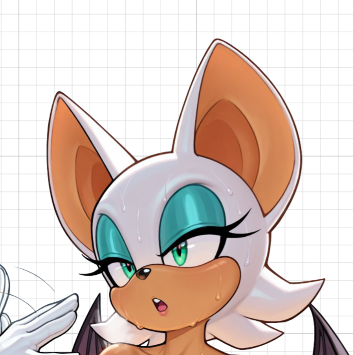 Rouge the bat v2 Furry Girl NSFW Sticker | Sonic Vinyl Sticker NSFW sonic sticker,nsfw sticker,Rouge the bat sticker,Furry Girl stickers,Rouge sticker
