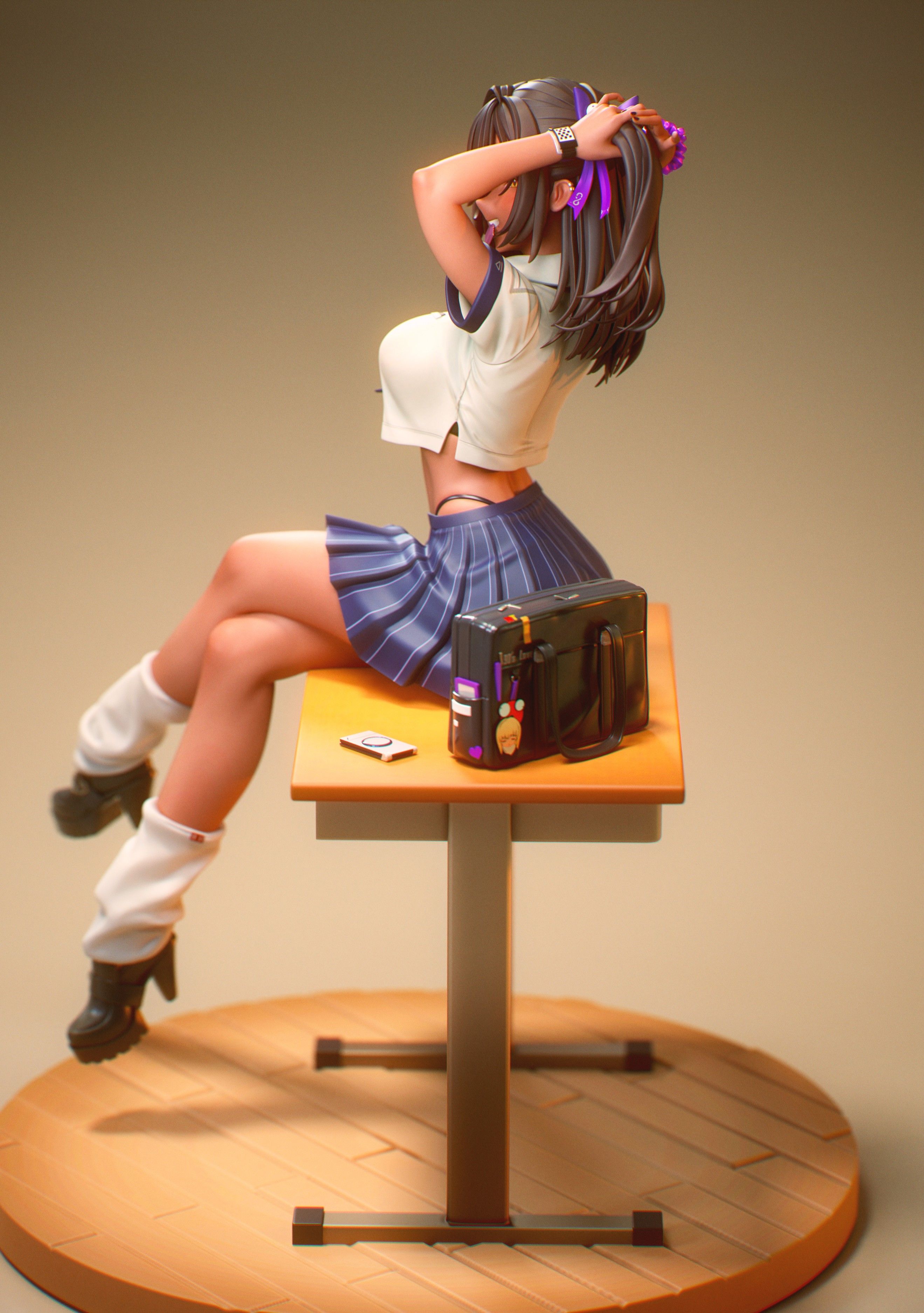 Naga Statue | NIKKE Fan Art by kurufigure SFW 3d printed statue,Naga statue,NIKKE,3d printed figure,3d printed