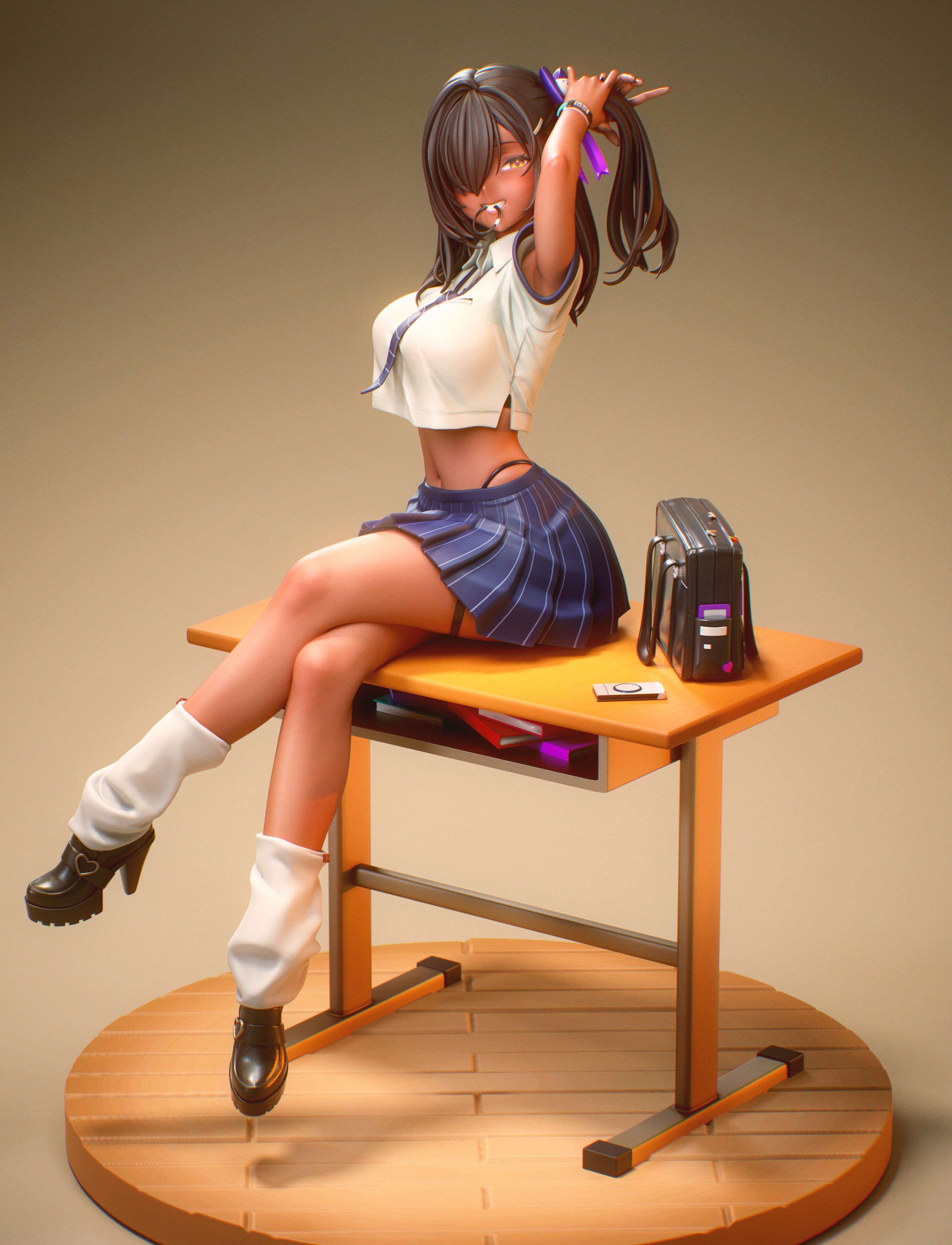 Naga Statue | NIKKE Fan Art by kurufigure SFW 3d printed statue,Naga statue,NIKKE,3d printed figure,3d printed