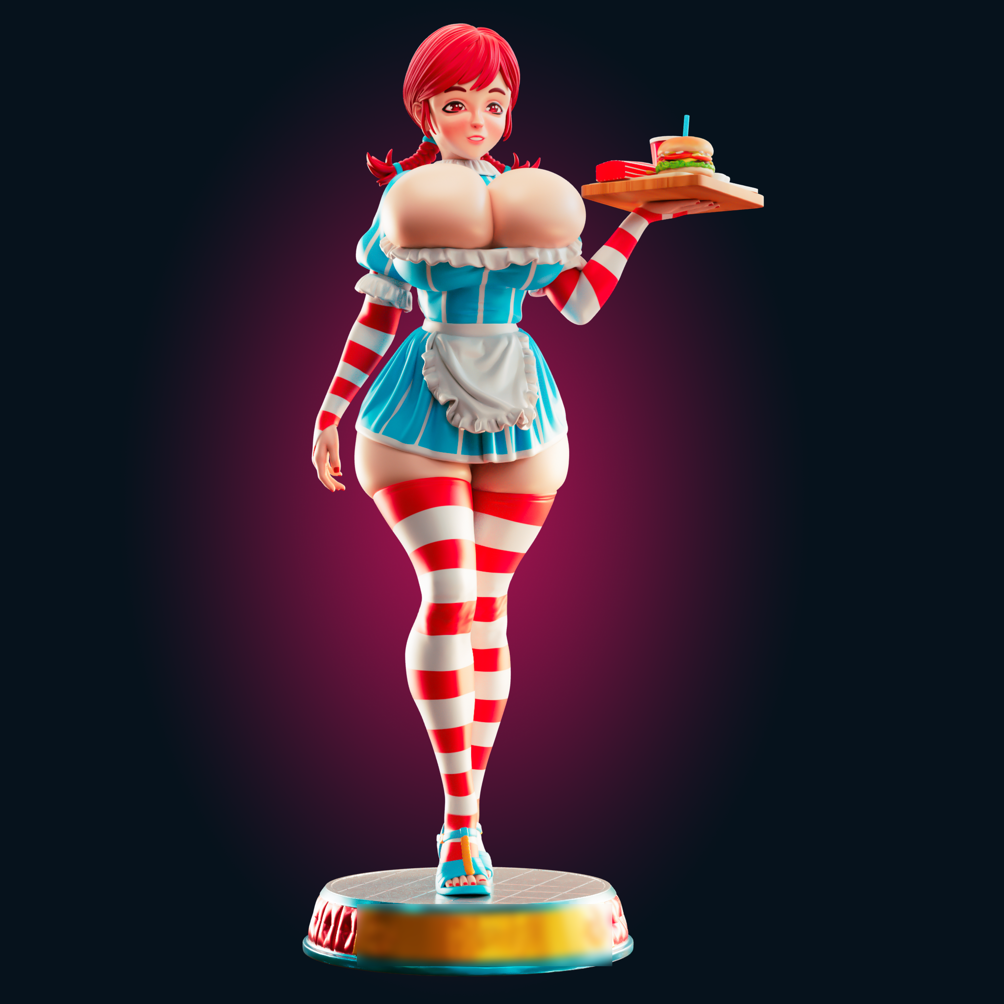 Wendy's Statue | Wendys Fan Art by Officer Rhu