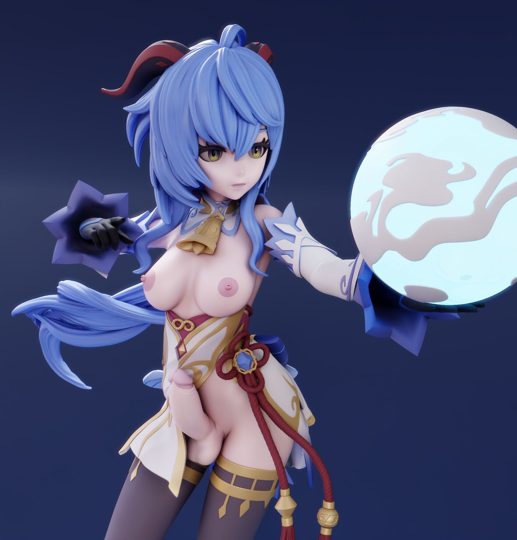 Ganyu Statue | Genshin Impact Fan Art by FunserviceSTL SFW,NSFW 3d printed statue,nsfw statue,Ganyu statue,Genshin Impact,3d printed figure,3d printed,futa figurines,futanari figurines,futanari statue,futa statue