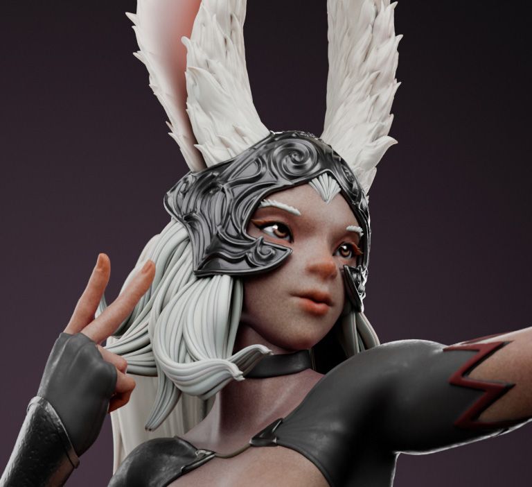 Fran Statue | Final Fantasy Fan Art by Anyonensfw SFW,NSFW,Futa 3d printed,3d printed statue,nsfw statue,futa statue,furry statue,Fran Statue,Final Fantasy Statue,futa figurines,futanari figurines,futanari statue