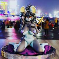 Figura Luxray | Pokemon Fanart autorstwa Momoji3d NSFW 3d printed statue,3d printed,nsfw statue,3d printed figure,Luxray Statue,Pokemon Statue,furry statue