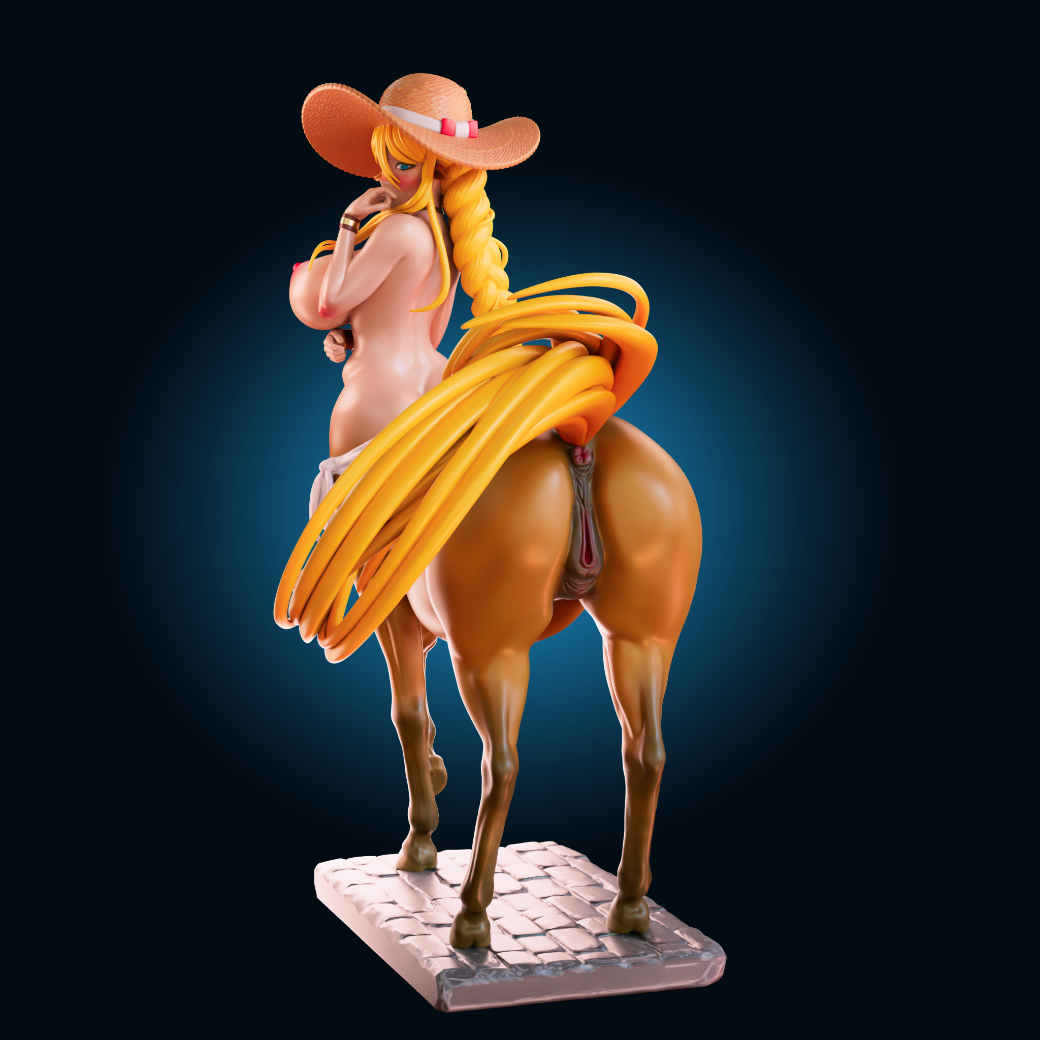 Centorea Statue | Monster Musume Fan Art by Officer Rhu SFW,NSFW,Futa 3d printed statue,3d printed,nsfw statue,futa statue,Centorea Statue,Monster Musume Statue