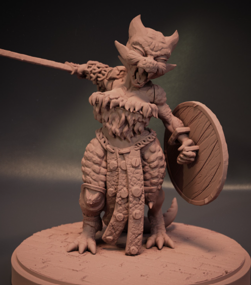Enraged Ramshackle Kobold Miniature | DnD Fan Art by Jigglystix SFW,NSFW 3d printed,miniature,dnd miniature,Enraged Ramshackle Kobold,3d printed miniature,nsfw miniature