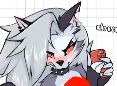 Loona v8 Sticker | Helluva Boss Vinyl Sticker NSFW loona nsfw,loona sticker,furry sticker,NSFW stickers,Helluva Boss
