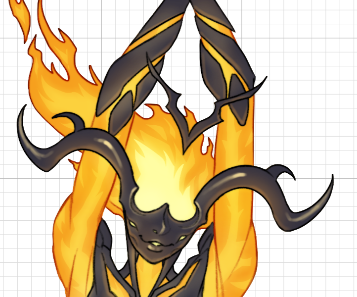 Flame Atronach Sticker | The Elder Scrolls Vinyl Sticker SFW The Elder Scrolls,sfw sticker,Flame Atronach sticker,Skyrim stickers