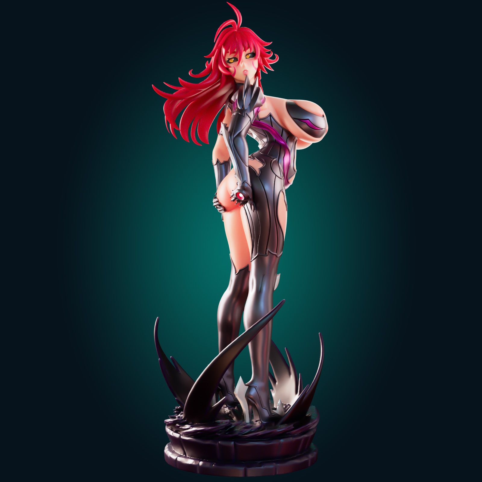 Masane Amaha Mommy Statue | Witchblade Fan Art by Officer Rhu SFW,NSFW,Futa 3d printed,Masane Amaha statue,futa statue,witchblade statue,nsfw statue,futa figurines,futanari figurines,futanari statue