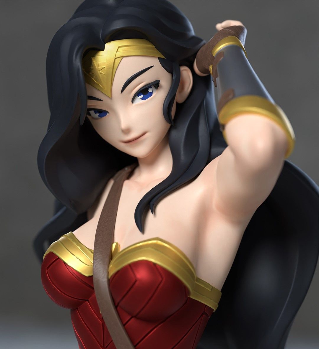Wonder Woman Statue | DC Fan Art by Azerama SFW,NSFW 3d printed,3d printed statue,nsfw statue,Wonder Woman statue,dc statue