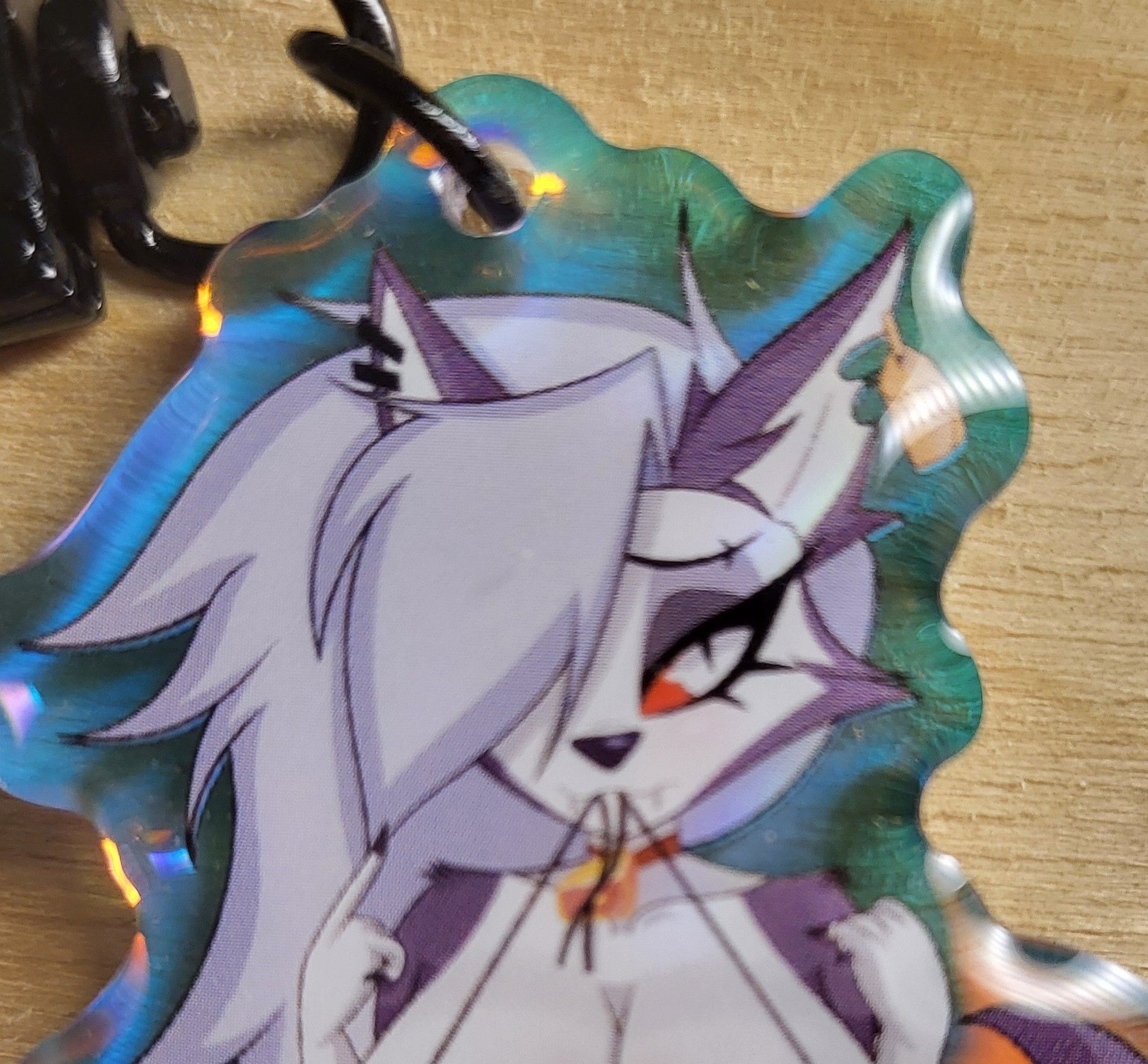 Loona Cute Keychain | Helluva Boss Acrylic Keychain SFW And NSFW loona nsfw,loona keychain,furry keychain,SFW keychain,Helluva Boss,nsfw keychain