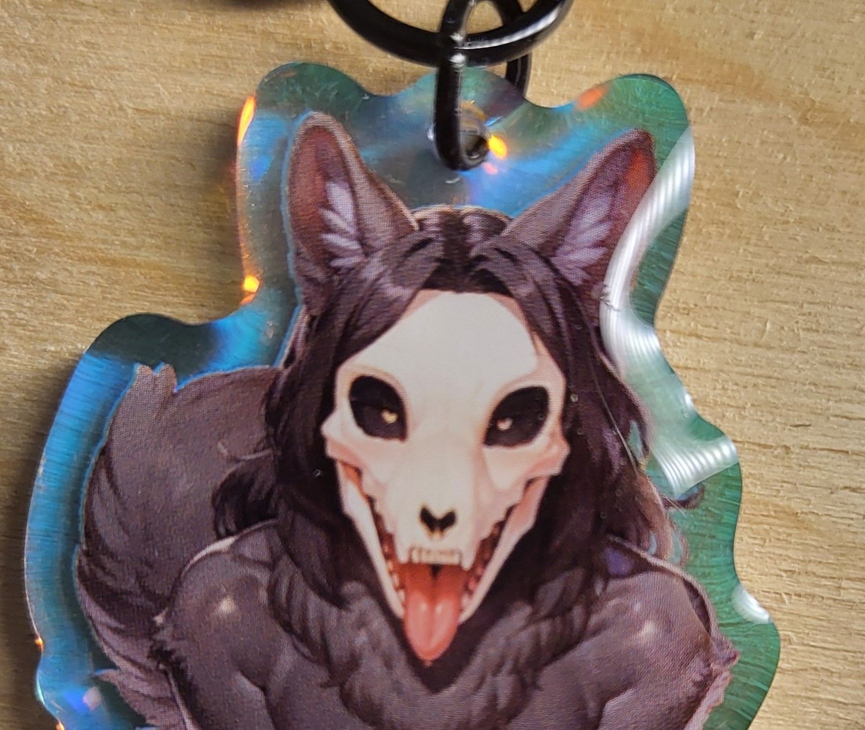 Mal0 Puppy Eyes Keychain | SCP Acrylic Keychain NSFW Mal0 Puppy Eyes,Mal0 keychain,furry keychain,scp keychain,nsfw keychain