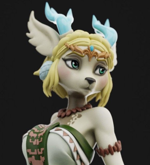 Dragon Zelda Statue | The Legend of Zelda Fan Art by Anyonensfw SFW,NSFW,Futa 3d printed,3d printed statue,nsfw statue,futa statue,Dragon Zelda Statue,The Legend of Zelda Statue