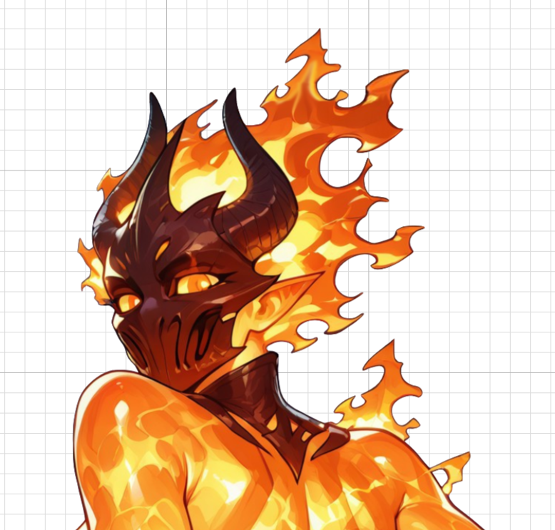 Flame Atronach NSFW Sticker | The Elder Scrolls Vinyl Sticker NSFW The Elder Scrolls,nsfw sticker,Flame Atronach sticker,Skyrim stickers