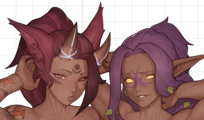 Night Elf x Miqo'te Futa Sticker | Original Futanari Stickers Ecchi Cartoon Futa futanari sticker,Night Elf x Miqo'te stickers,futa sticker,nsfw sticker