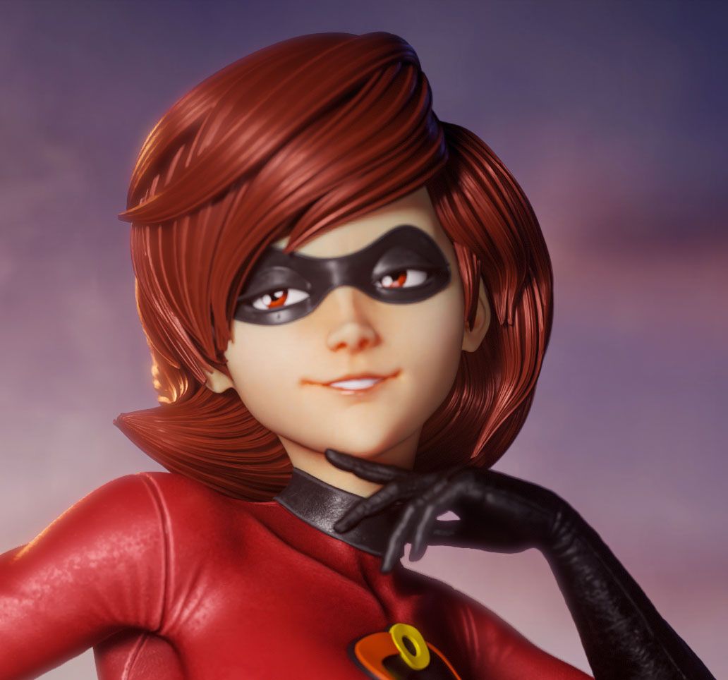 Elastigirl Statue | The Incredibles Fan Art by 3Dmoonn SFW,NSFW 3d printed,3d printed statue,The Incredibles Statue,Elastigirl statue,3d printed figure,nsfw statue