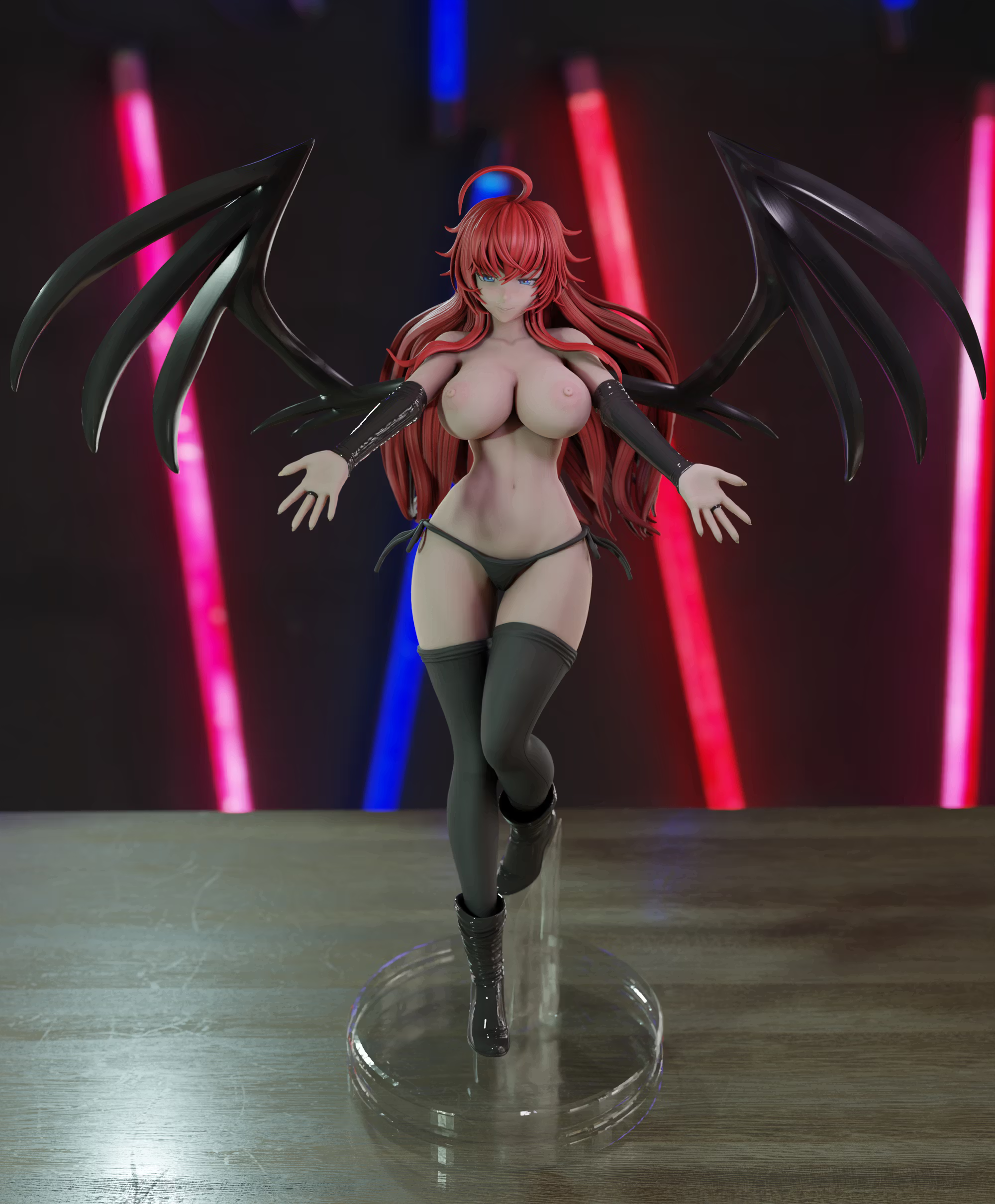 Rias Gremory Statue | High School DxD Fan Art by Momoji3d SFW,NSFW 3d printed,3d printed statue,nsfw statue,Rias Gremory statue,High School DxD statue