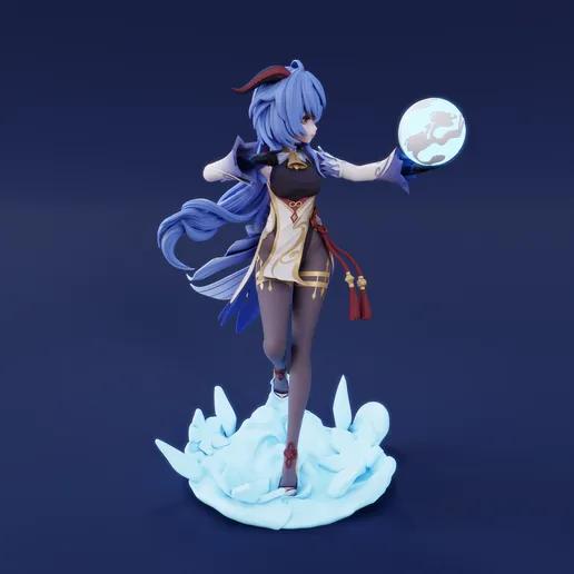 Ganyu Statue | Genshin Impact Fan Art by FunserviceSTL SFW,NSFW 3d printed statue,nsfw statue,Ganyu statue,Genshin Impact,3d printed figure,3d printed
