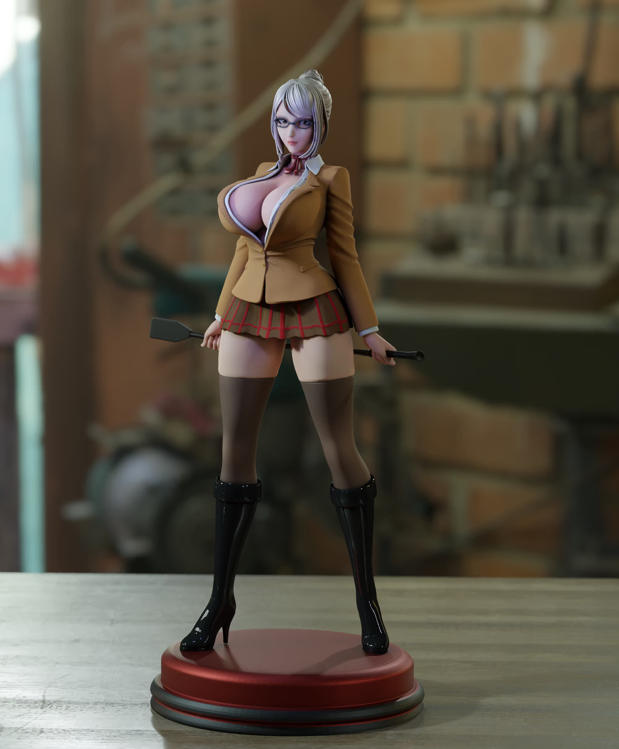 Meiko Shiraki Statue | Prison School Fan Art by Momoji3d SFW,NSFW 3d printed,3d printed statue,nsfw statue,Meiko Shiraki statue,Prison School statue