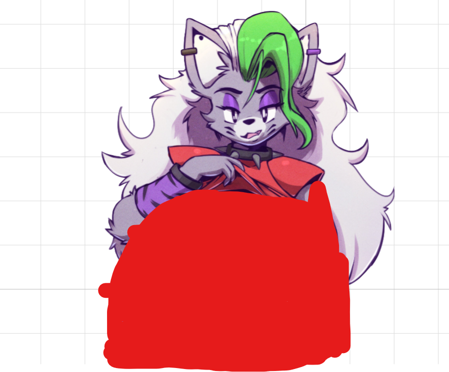 Roxanne Nsfw v5 Sticker | Five Nights at Freddy's Vinyl Sticker NSFW furry sticker,stickers,roxanne sticker,nsfw sticker,Nights at Freddy's