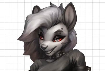 Loona v3 Sticker | Helluva Boss Vinyl Sticker NSFW furry sticker,Helluva Boss sticker,nsfw sticker,loona sticker,loona nsfw